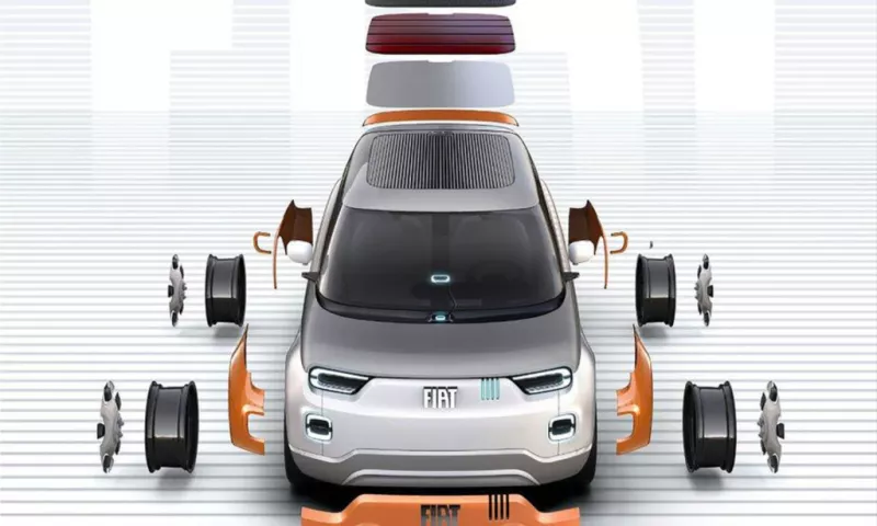 Fiat electric city car