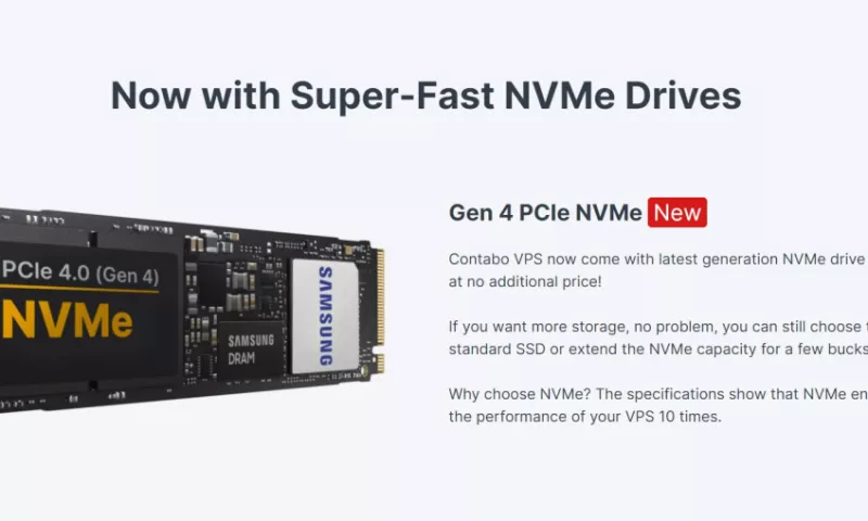 Contabo  NVMe drives