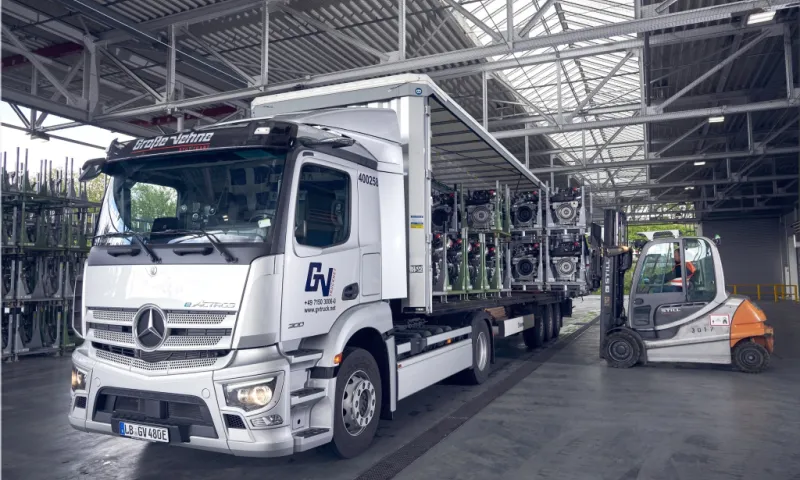 Große-Vehne Paves the Way for Sustainable Trucking with Mercedes-Benz eActros