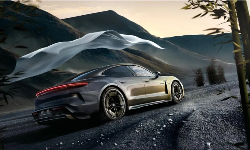 Behold the Celestial Jade: A Porsche Taycan Turbo S Like No Other