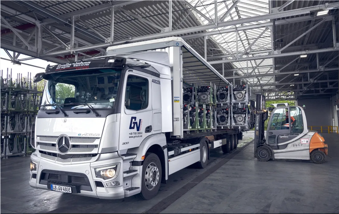 Große-Vehne Paves the Way for Sustainable Trucking with Mercedes-Benz eActros